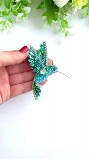 Брошь «Пташка»