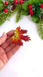 Брошь «Лист»