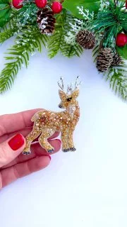 Брошь «Серебряное копытце»