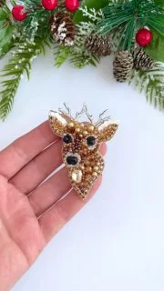 Брошь «Оленёнок»