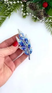 Брошь «Снежинка»