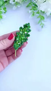 Брошь «Листик»