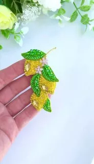 Брошь «Лимон»