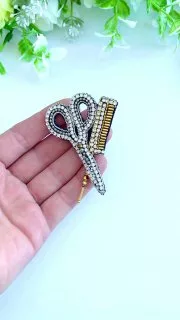 Брошь «Парикмахеру»