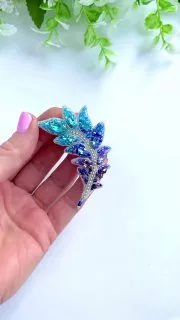 Брошь «Перышко»