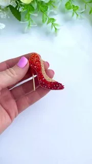 Брошь «Туфелька»