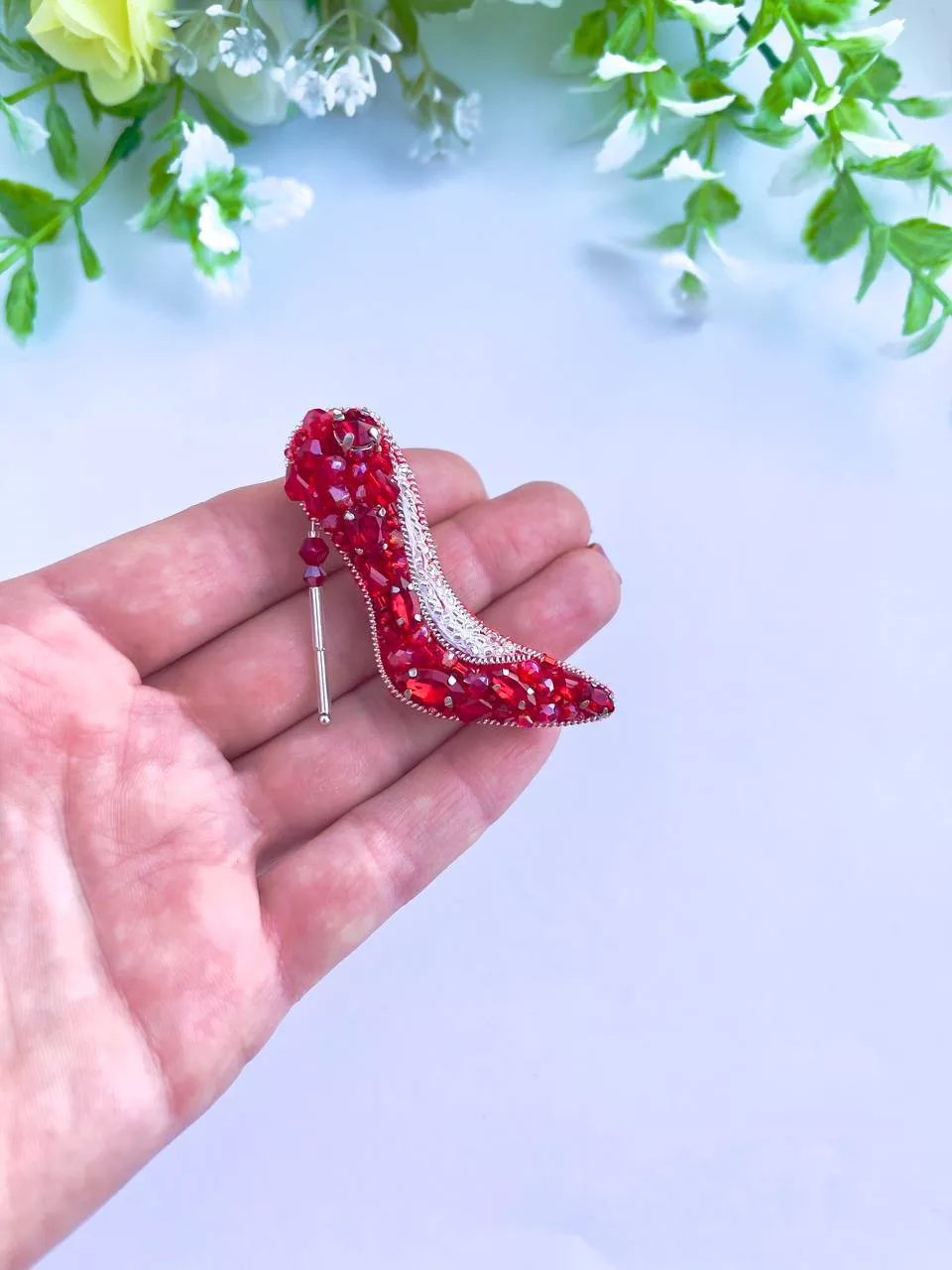 Брошь «Туфелька»