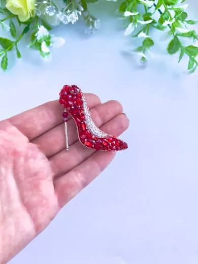Брошь «Туфелька»