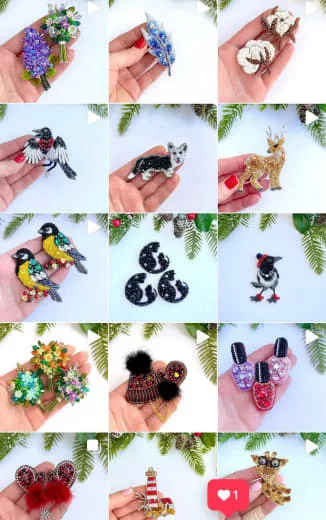 Подборка брошей из коллекции