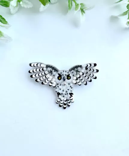 Зимняя брошь