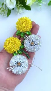 Брошь «Одуванчик»