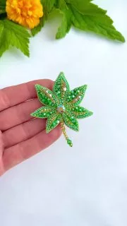 Брошь «Лист»