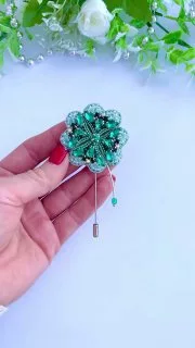 Броши: Клевер и На удачу