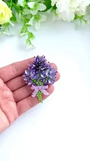 Брошь «Лаванда»