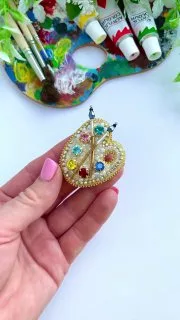 Брошь «Палитра»