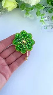 Брошь «Клевер»