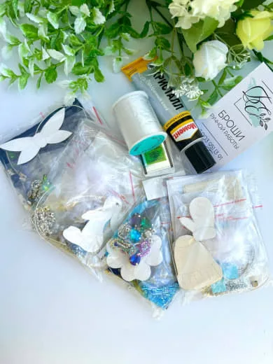 Набор для вышивки броши