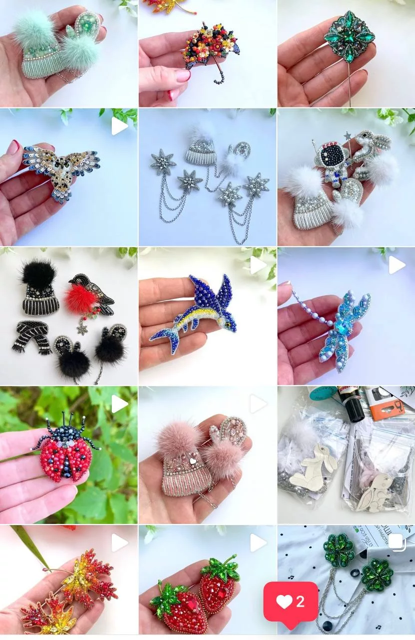 Подборка брошей из коллекции