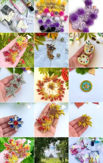 Подборка брошей из коллекции