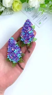 Брошь «Сирень»