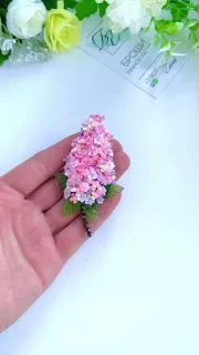 Брошь «Сирень»