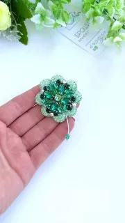 Брошь «Клевер»