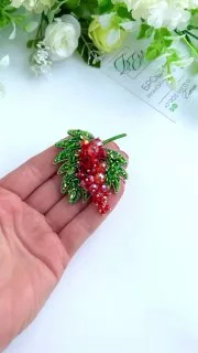 Брошь «Смородина»