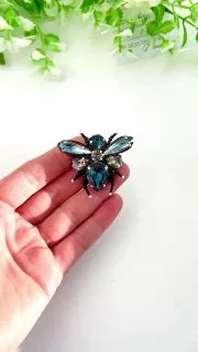 Броши: Мотылек и Мушка