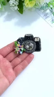 Брошь «Фотоаппарат»