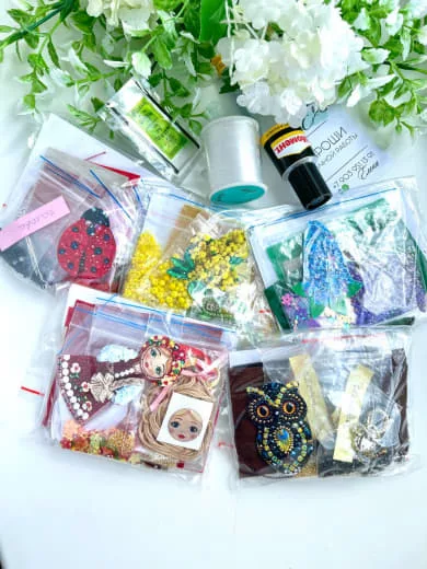 Набор для вышивки броши