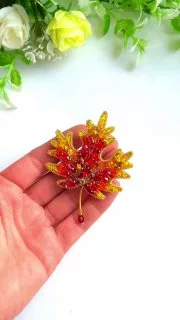 Брошь «Лист»