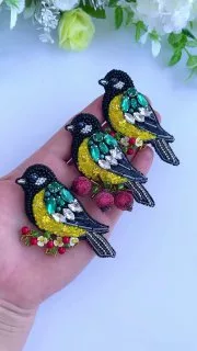 Брошь «Птица»