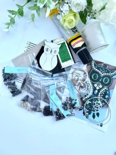 Набор для вышивки броши