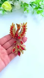 Брошь «Жар птица»