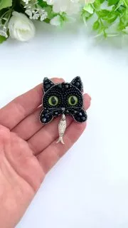 Брошь «Котенок»