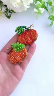 Брошь «Нижняя тыковка пока свободна, цена»