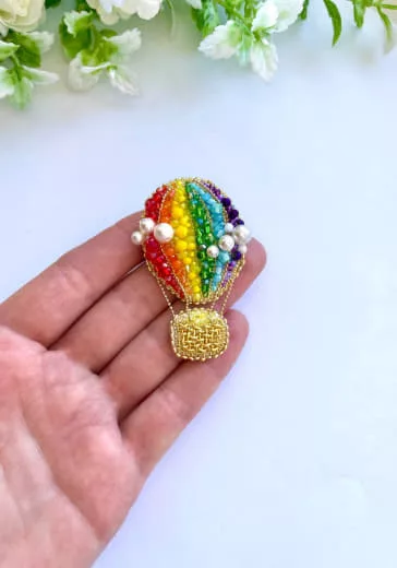 Брошь «Воздушный шар»