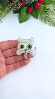 Брошь «Котенок»