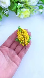Брошь «Мимоза»