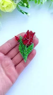 Брошь «Тюльпан»