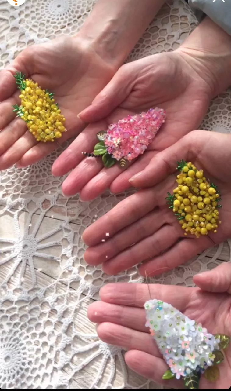 Очный мастер-класс по вышивке броши