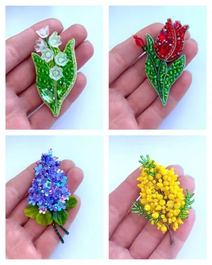 Очный мастер-класс по вышивке броши