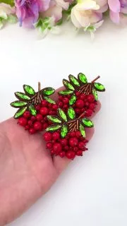 Брошь «Рябина»