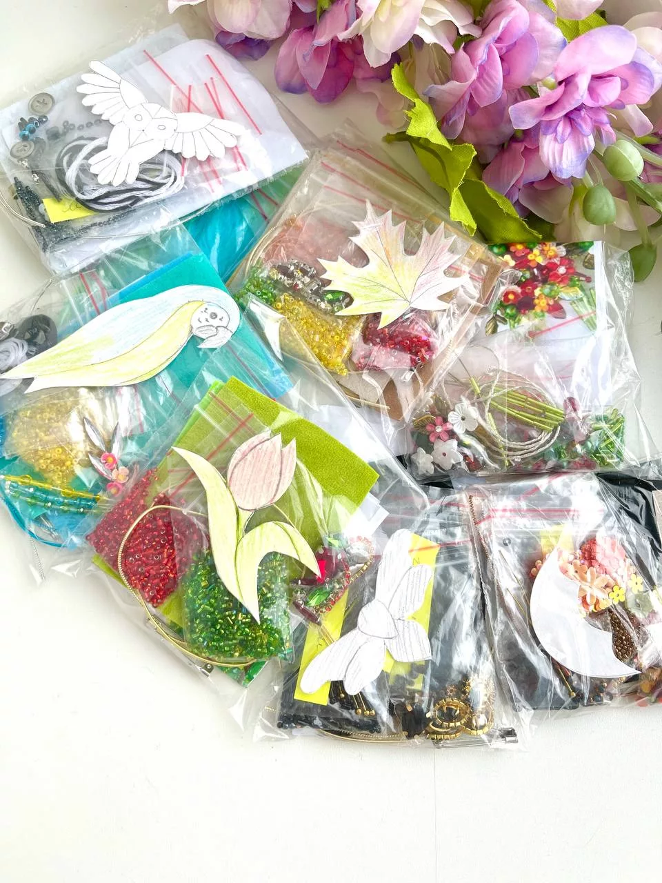 Набор для вышивки броши