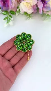 Брошь «Клевер»