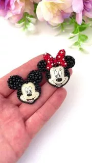 Броши: Минни и Микки Маус