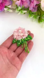 Брошь «Гортензия»