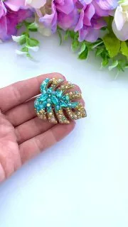 Броши: Монстера и Лист монстеры