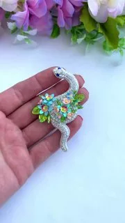 Брошь «Змея»