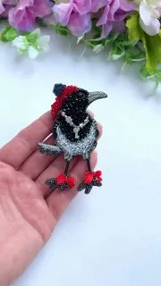 Брошь «Сорока»